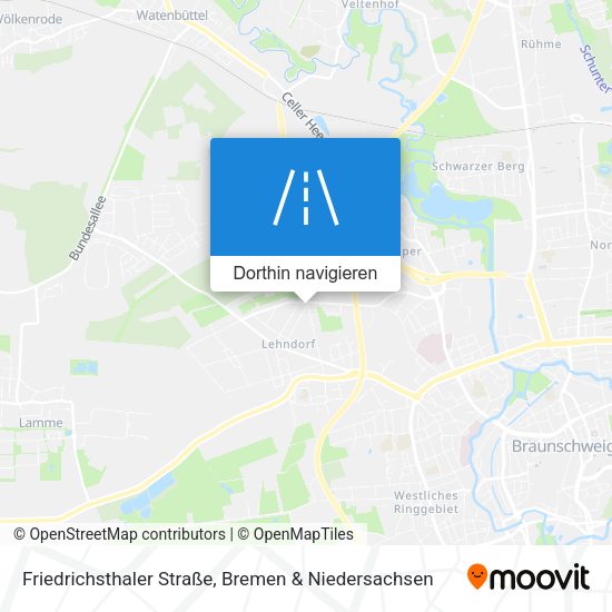 Friedrichsthaler Straße Karte