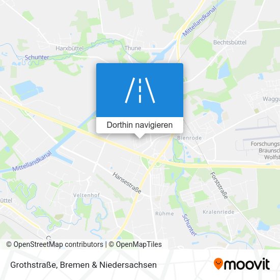 Grothstraße Karte