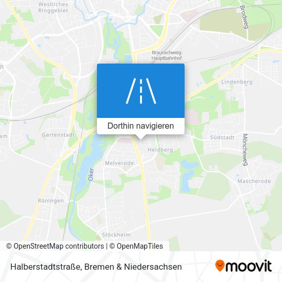 Halberstadtstraße Karte