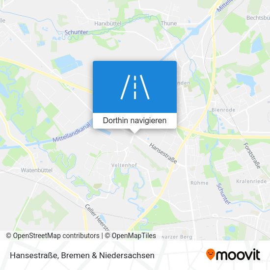 Hansestraße Karte