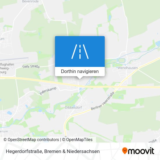 Hegerdorfstraße Karte
