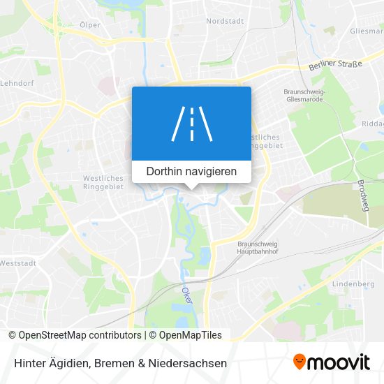 Hinter Ägidien Karte