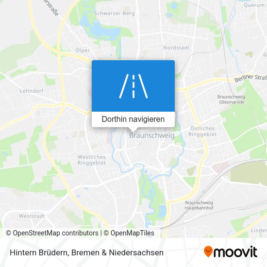 Hintern Brüdern Karte