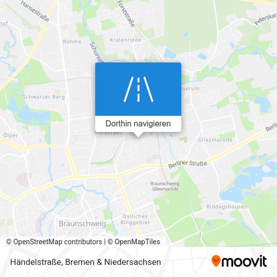Händelstraße Karte