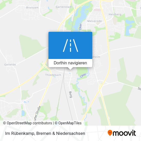 Im Rübenkamp Karte