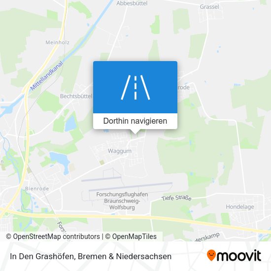 In Den Grashöfen Karte
