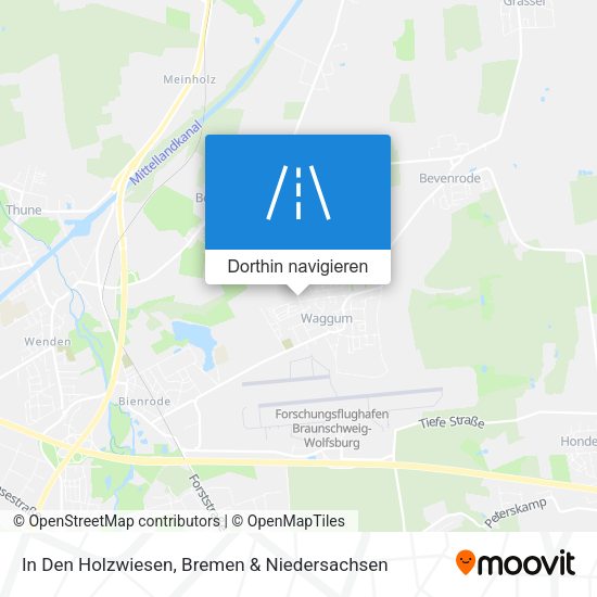 In Den Holzwiesen Karte
