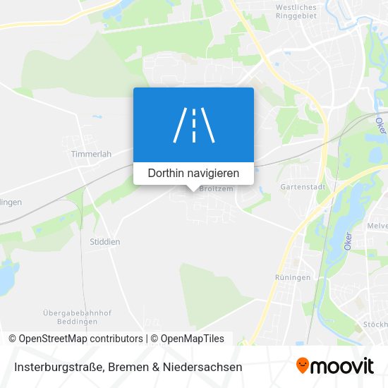 Insterburgstraße Karte