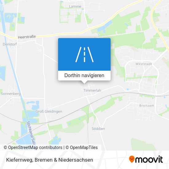 Kiefernweg Karte