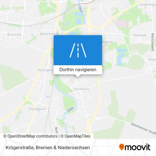 Krögerstraße Karte