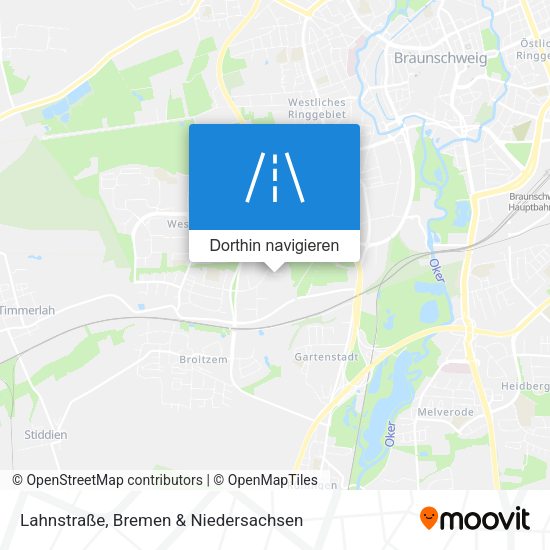Lahnstraße Karte