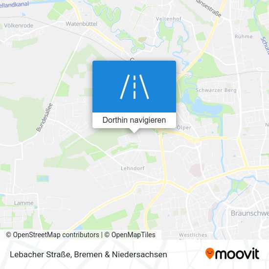 Lebacher Straße Karte