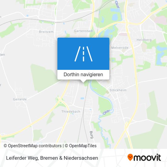 Leiferder Weg Karte