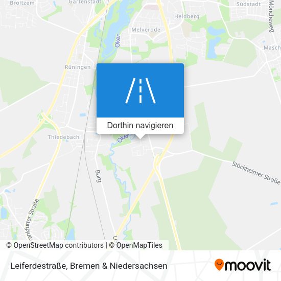 Leiferdestraße Karte