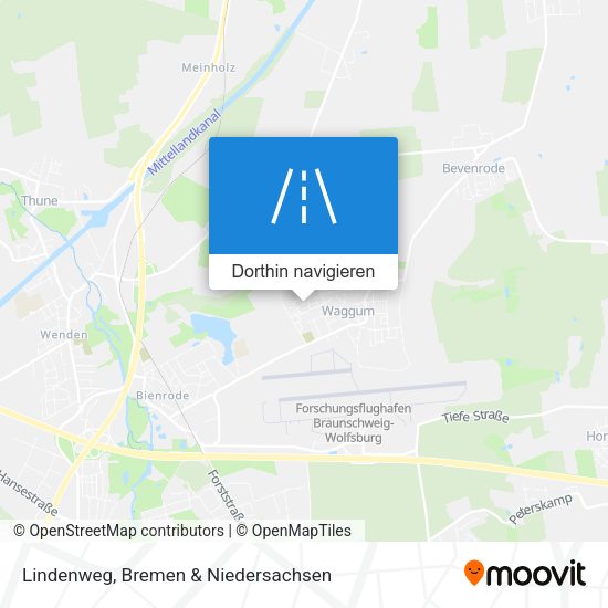 Lindenweg Karte