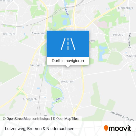 Lötzenweg Karte