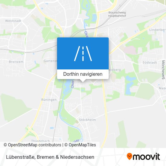 Lübenstraße Karte