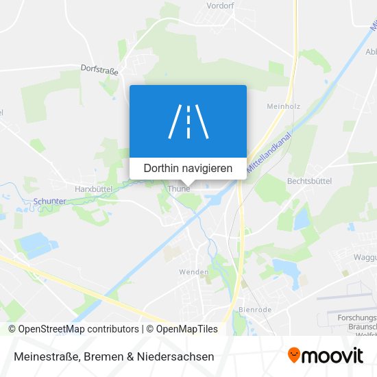 Meinestraße Karte