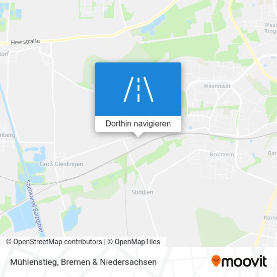 Mühlenstieg Karte
