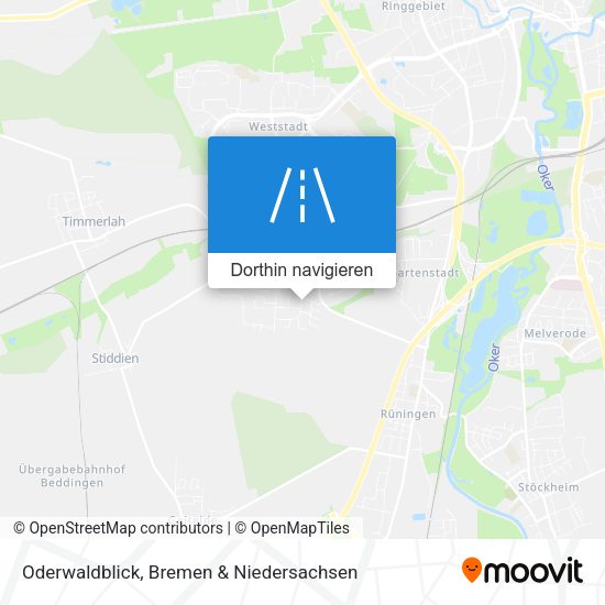 Oderwaldblick Karte