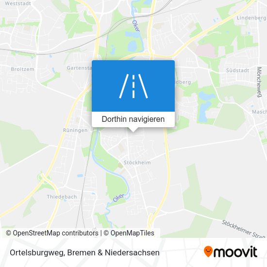 Ortelsburgweg Karte