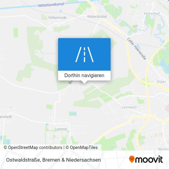 Ostwaldstraße Karte
