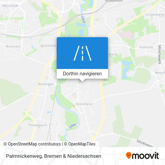 Palmnickenweg Karte