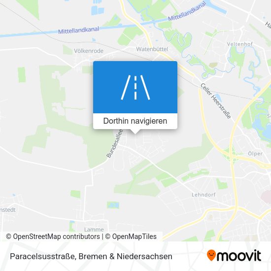 Paracelsusstraße Karte