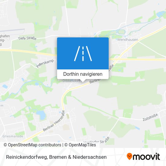 Reinickendorfweg Karte