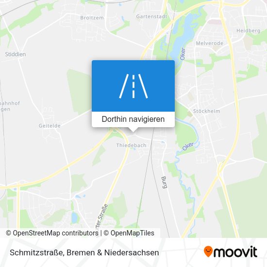 Schmitzstraße Karte