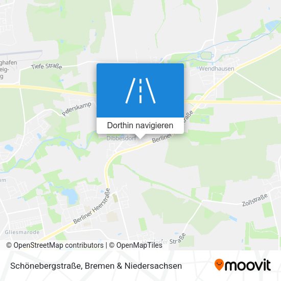 Schönebergstraße Karte