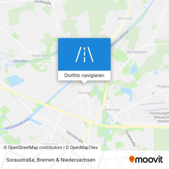 Soraustraße Karte