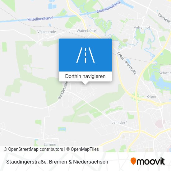 Staudingerstraße Karte