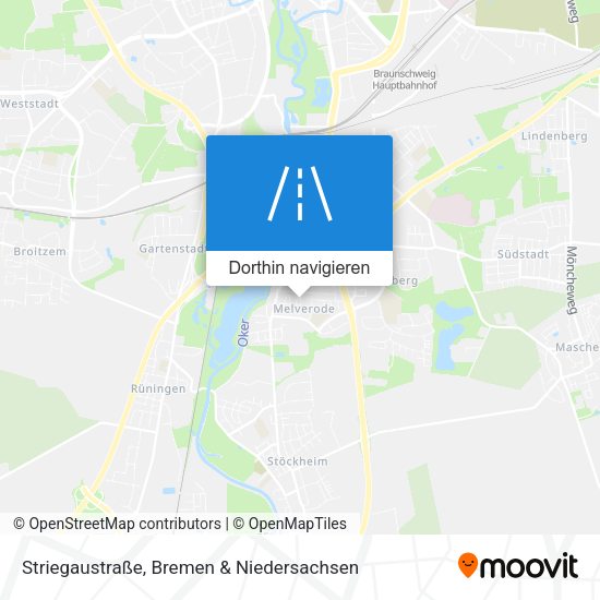 Striegaustraße Karte