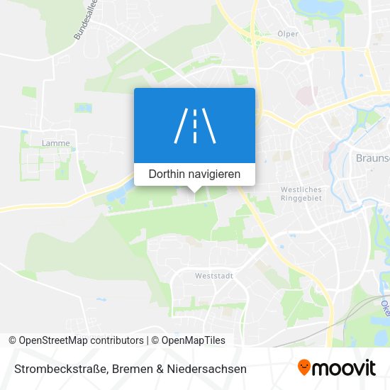 Strombeckstraße Karte