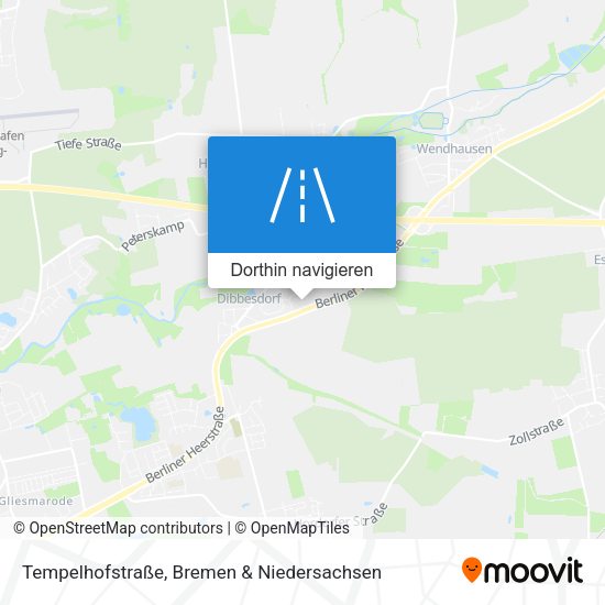 Tempelhofstraße Karte