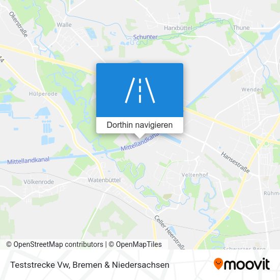 Teststrecke Vw Karte