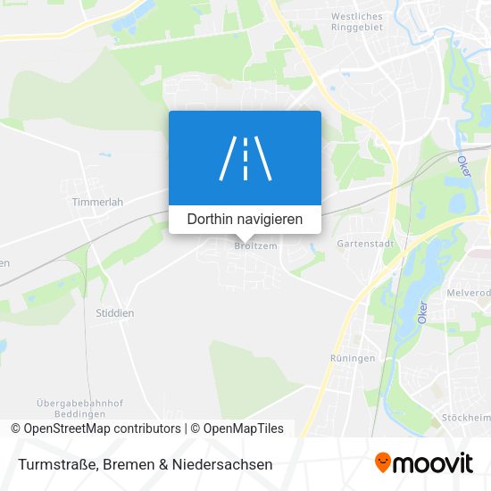 Turmstraße Karte