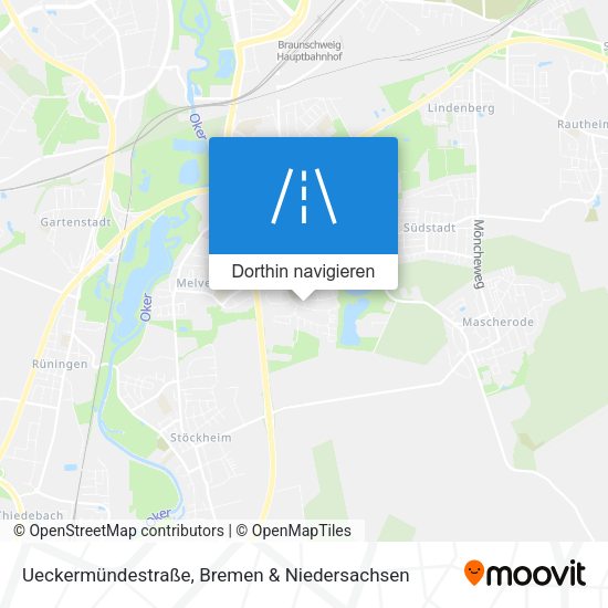 Ueckermündestraße Karte