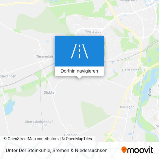Unter Der Steinkuhle Karte