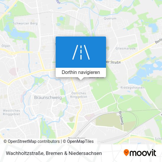 Wachholtzstraße Karte