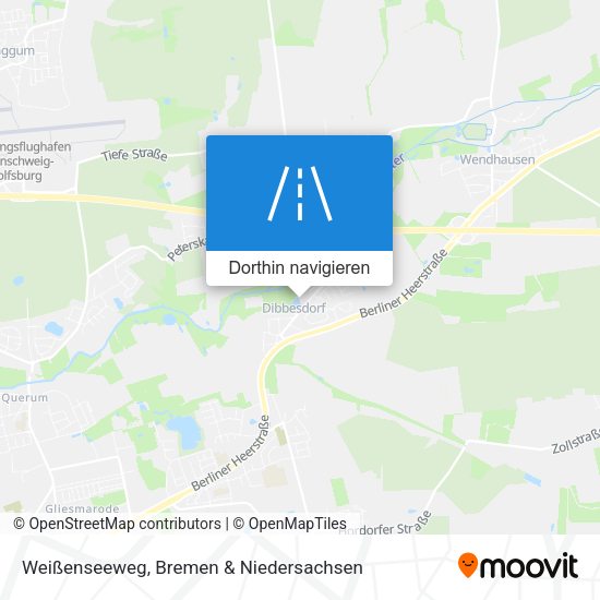 Weißenseeweg Karte