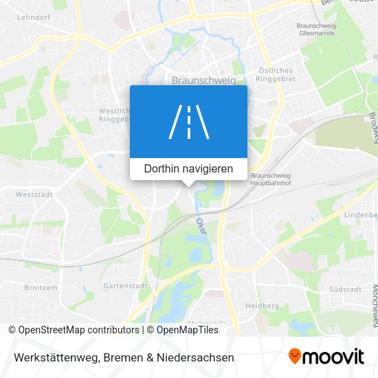 Werkstättenweg Karte