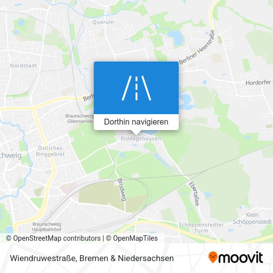 Wiendruwestraße Karte