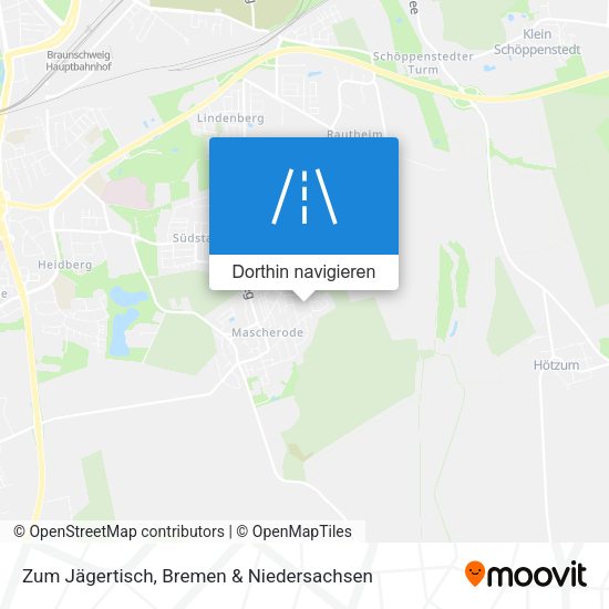 Zum Jägertisch Karte