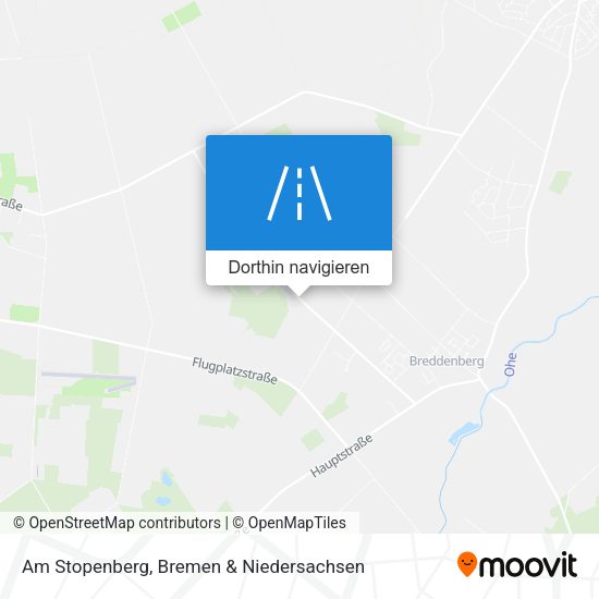 Am Stopenberg Karte