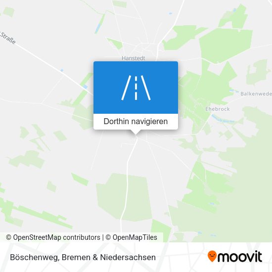 Böschenweg Karte