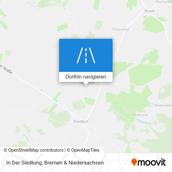 In Der Siedlung Karte