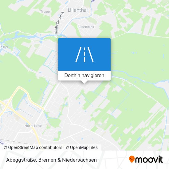 Abeggstraße Karte