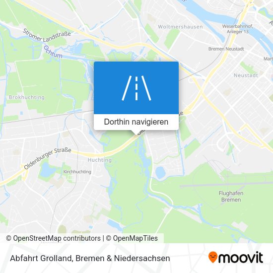 Abfahrt Grolland Karte